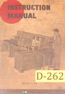 DoAll-Doall Model C-8A, Metal Cutting Band Saw, Instructions and Parts Manual 1965-C-8A-01